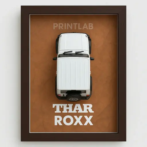 THAR ROXX | Premium 3D Die-Cast Frame by PrintLab 